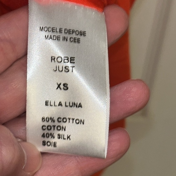 Ella Luna women’s silk sheer mini slip dress Size extra small - Picture 4 of 8